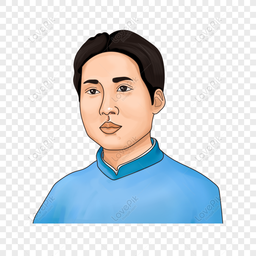 Free Young Chairman Mao Zedong Hand Painted Cartoon Realistic Portrai Png Psd Image Download Size 00 00 Px Id Lovepik