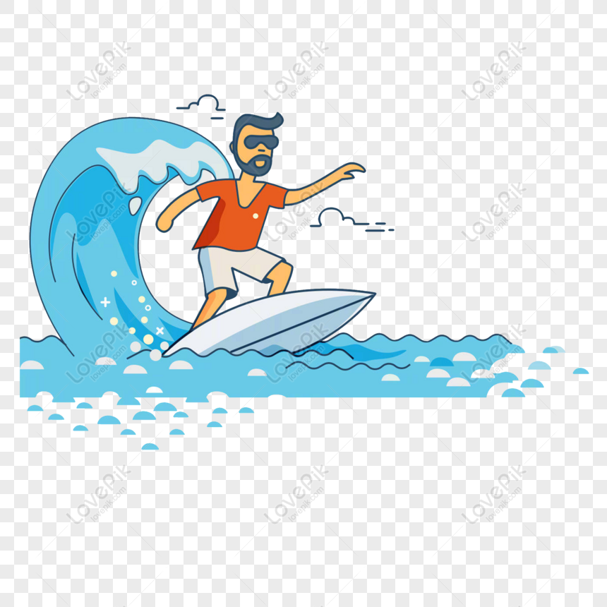 Gratis Surf Surf Surf Vacaciones Vector Ilustración Dibujos Animados PNG &  AI descarga de imagen _ talla 2000 × 2000px, ID 828837659 - Lovepik