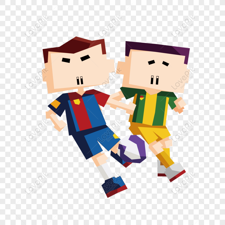 Menino de desenho animado jogando futebol, futebol, jogador de futebol,  menino dos desenhos animados png