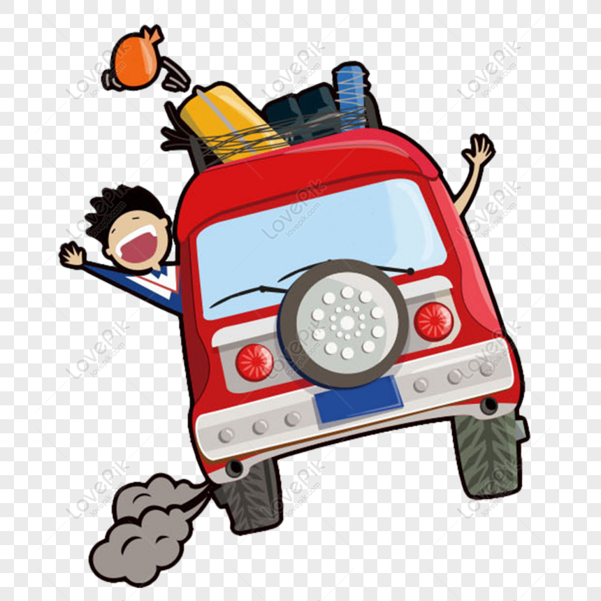 Free Cartoon Car Character Travel PNG Transparent Background PNG & AI image  download - Lovepik