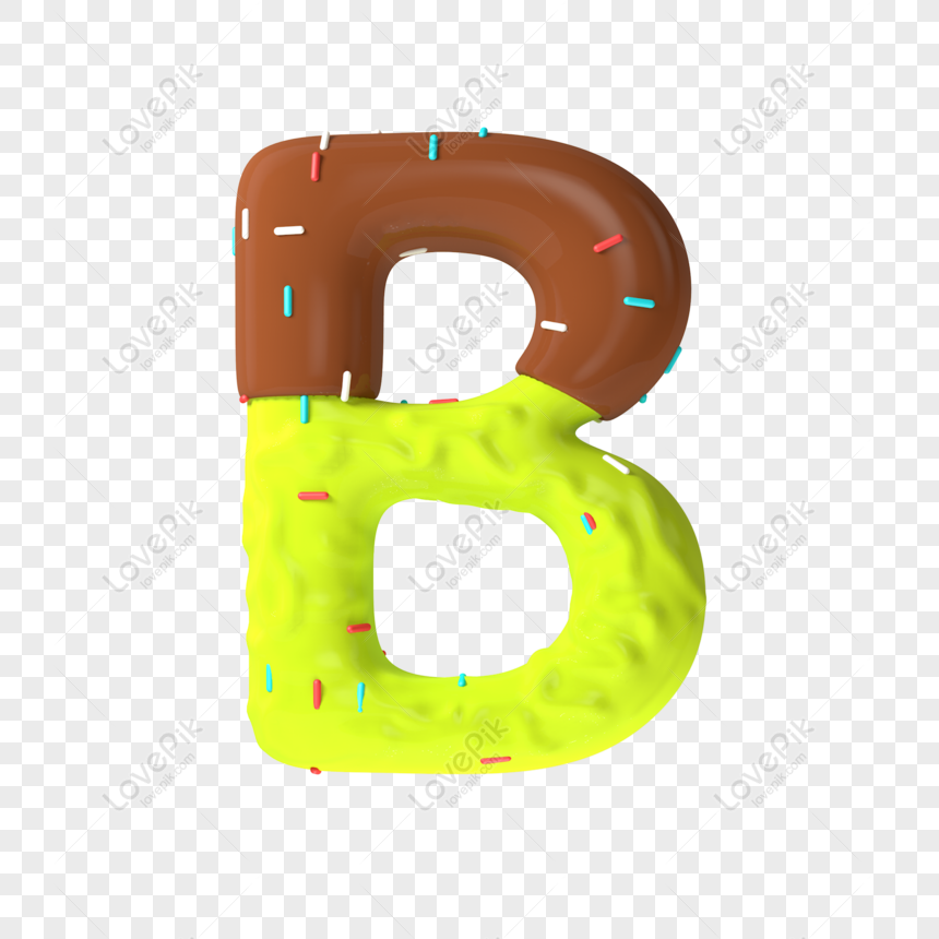 Free C4d Chocolate English Letter B PNG Transparent Image PNG & PSD ...