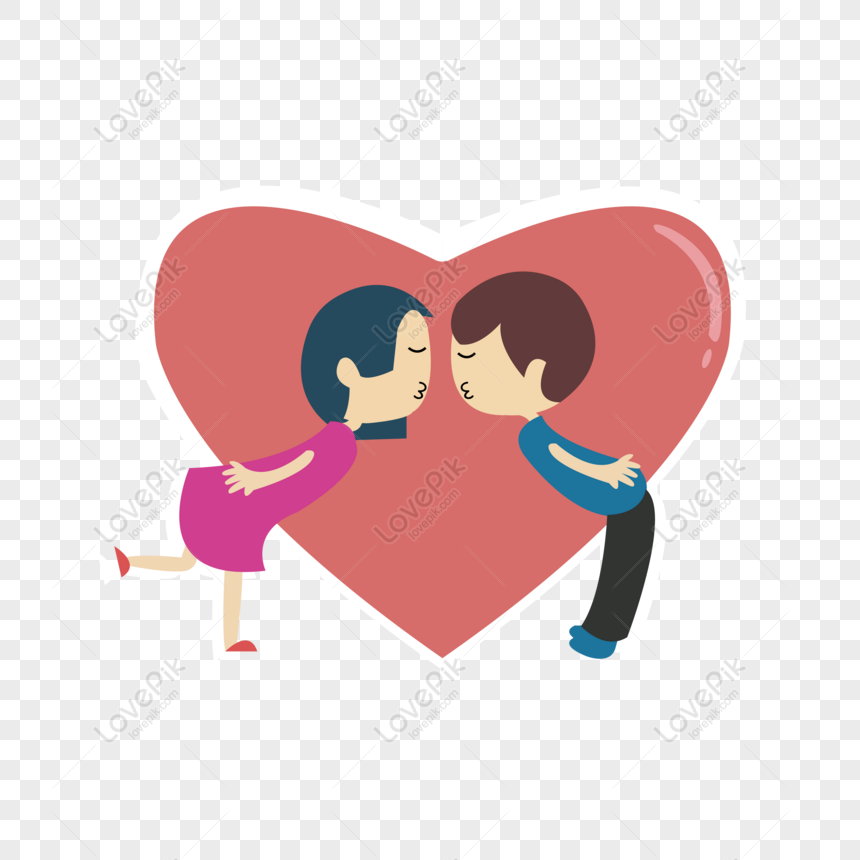 Gratis Pareja Besándose Dibujos Animados Vector Foto Valentines Día Ele PNG  & AI descarga de imagen _ talla 8333 × 8333px, ID 828859354 - Lovepik