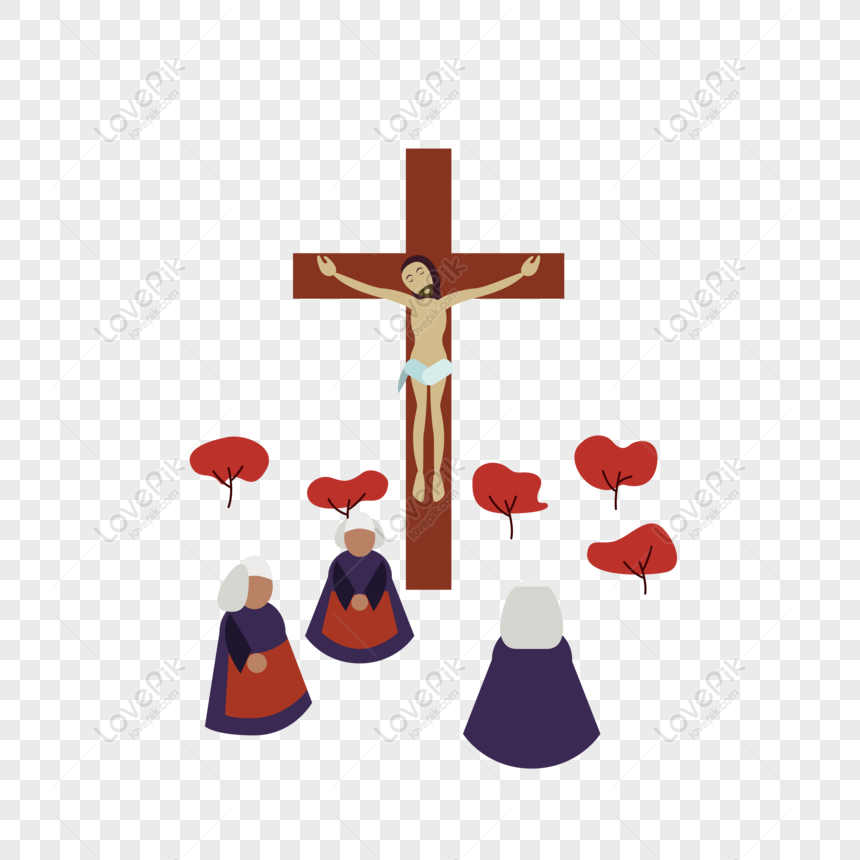 Free Simple Flat World Famous Painting Gauguin Christ Cartoon Element PNG  Picture PNG & AI image download - Lovepik