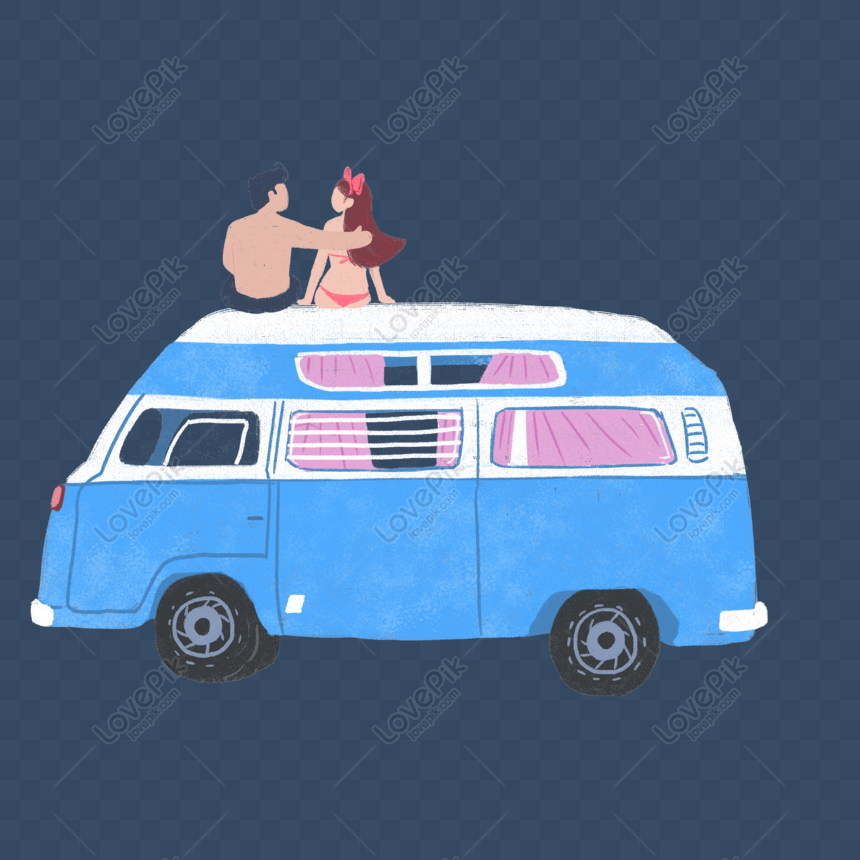 Free Couple Elements Sitting On A Car Dating PNG Transparent Background PNG  & PSD image download - Lovepik