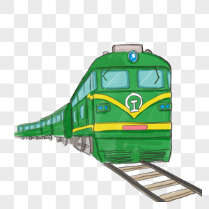 Green Train Illustration PNG Images With Transparent Background | Free ...