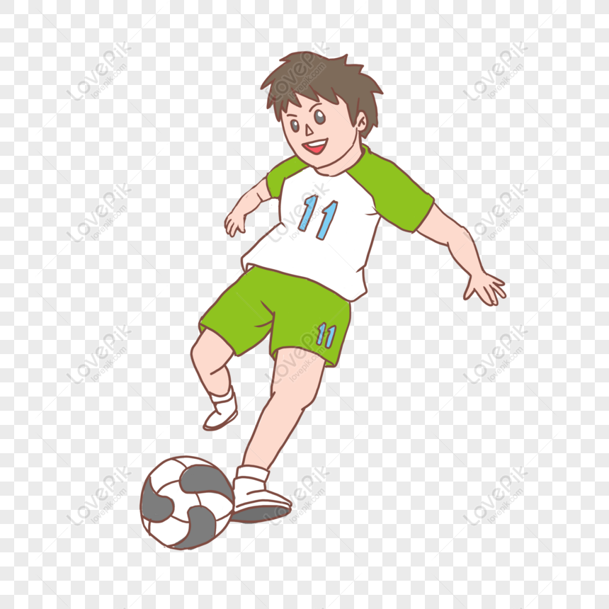 Free Football Characters, Teenagers, Hand-painted, Small, Fresh ...