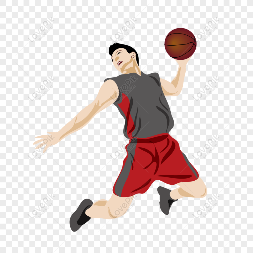 Free Element 2018 Asian Games Sports Basketball Hand Drawn Cartoon Ch PNG  White Transparent PNG & AI image download - Lovepik