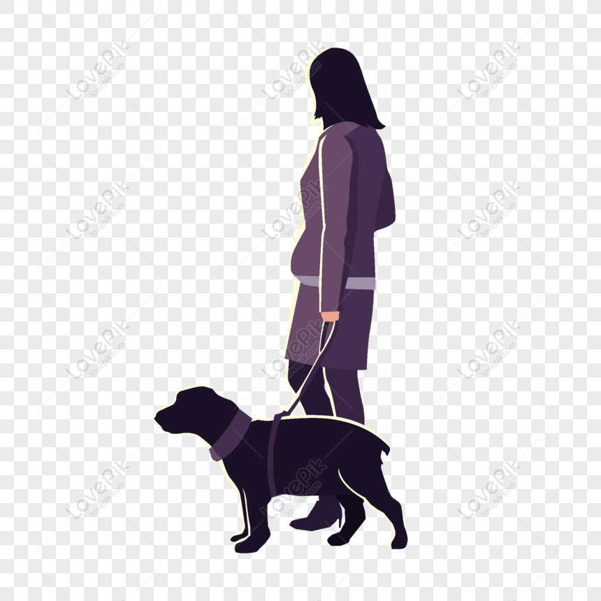Free Cartoon Guide Dog Guides Beauty Original Elements PNG Picture PNG & AI  image download - Lovepik