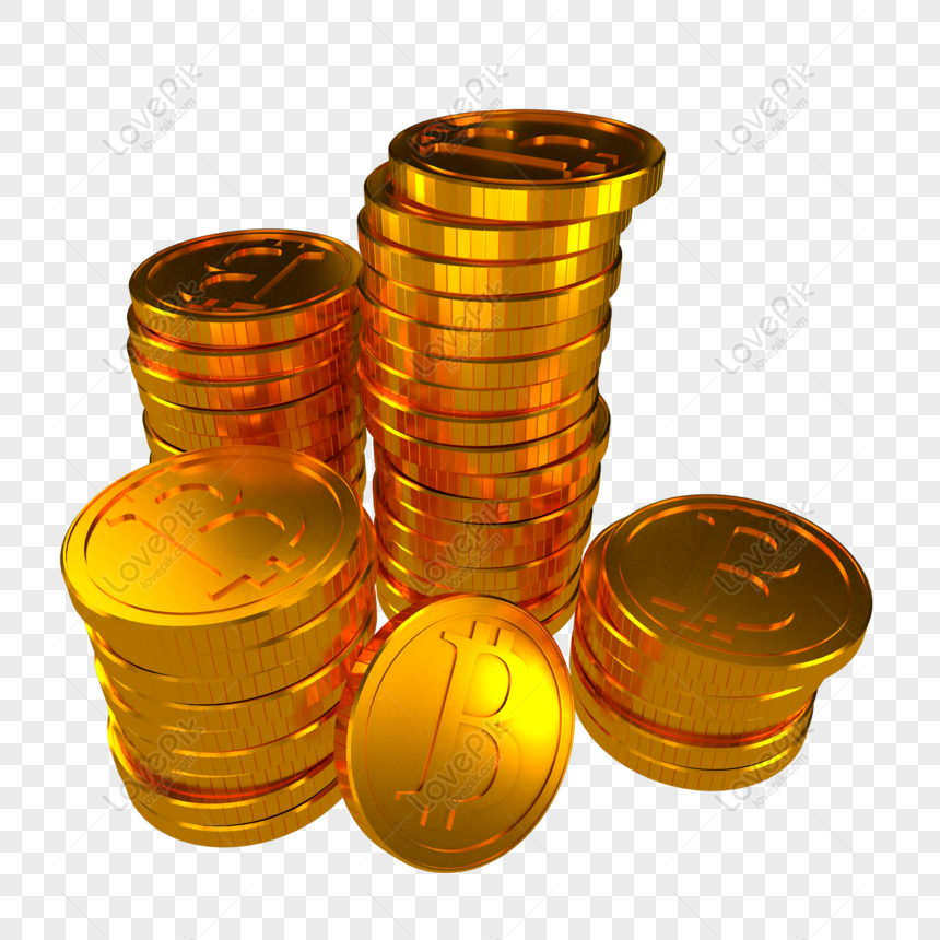 Free Bitcoin 25d3d Gold Coin Three-dimensional Money, 3D Bitcoin ...