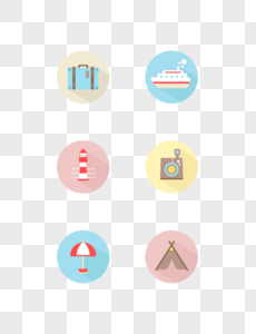 Travel theme mobile app icon small fresh icon, Travel, mobile app, phone icon png image free download
