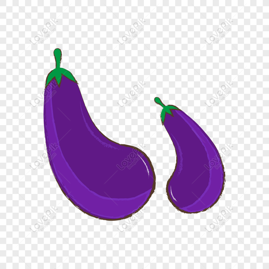 Free Original Hand Painted Eggplant With Commercial Vegetable And Fru ...