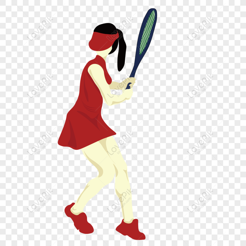 Desenho De Menina Dos Jogos Asiáticos Desenhado à Mão Elementos Esportivos  De Tênis De Mesa PNG 
