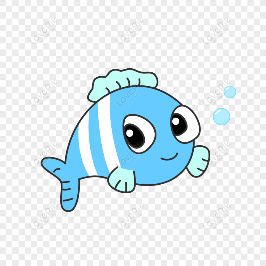 Free Cartoon Hand Drawn Sea Animal Small Fish PNG Image PNG & AI image  download - Lovepik