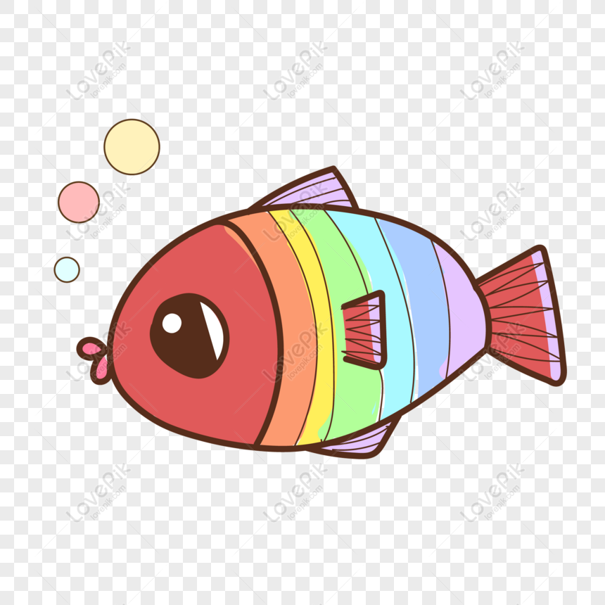Free Cartoon Cute Colorful Fish Marine Life Vector Elements Free PNG PNG &  AI image download - Lovepik