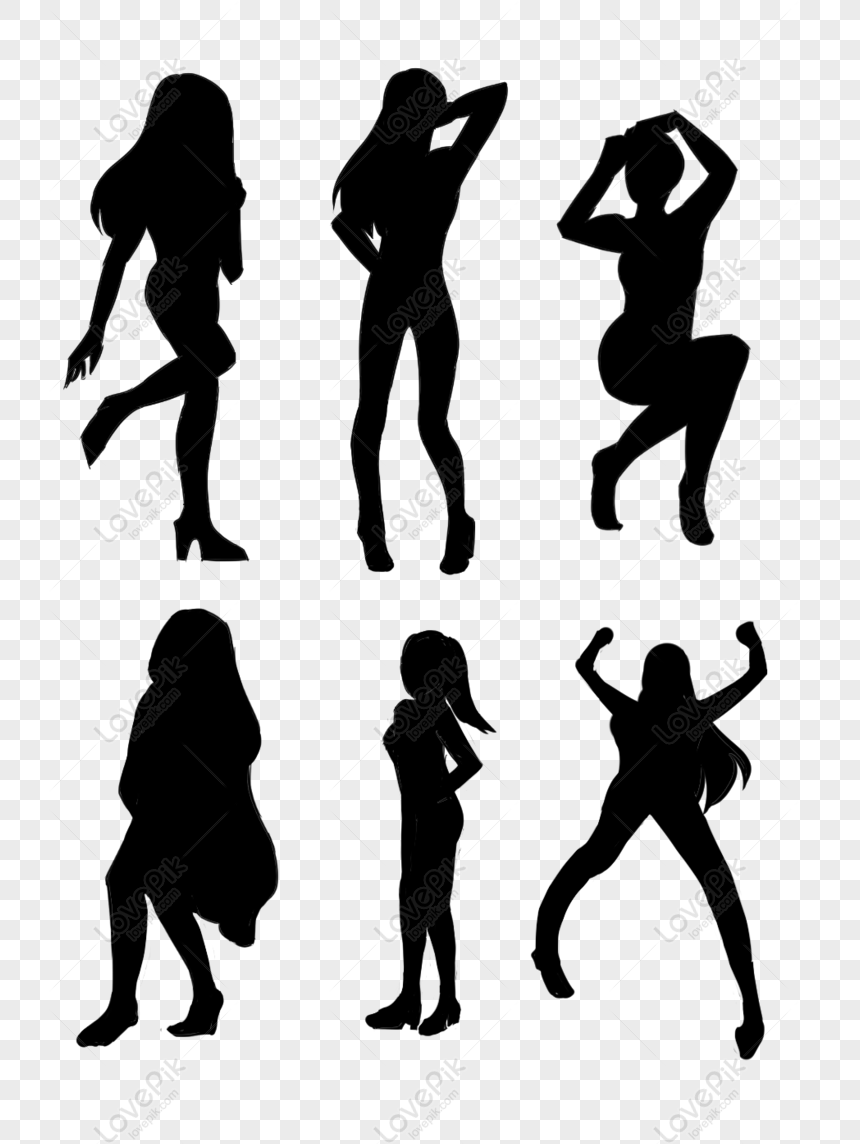 Gratuit Personnage Beauté Silhouette Mignon Ensemble Sexy Féminin Png And Psd Télécharger Dimage 3905