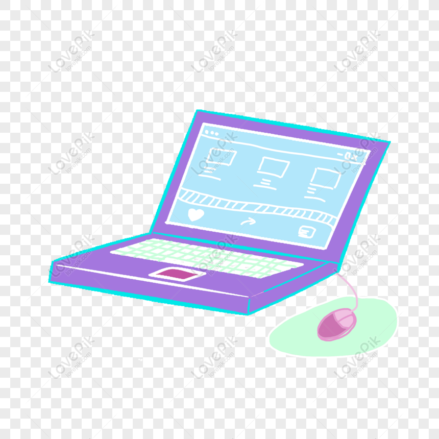 Free Commercial Hand Drawn Cute Cartoon Teachers Day Element Laptop PNG Hd  Transparent Image PNG & PSD image download - Lovepik