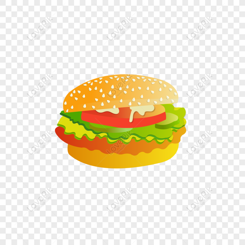 Free Mcdonalds Gourmet Cartoon Minimalist Burger Elements PNG Hd  Transparent Image PNG & CDR image download - Lovepik