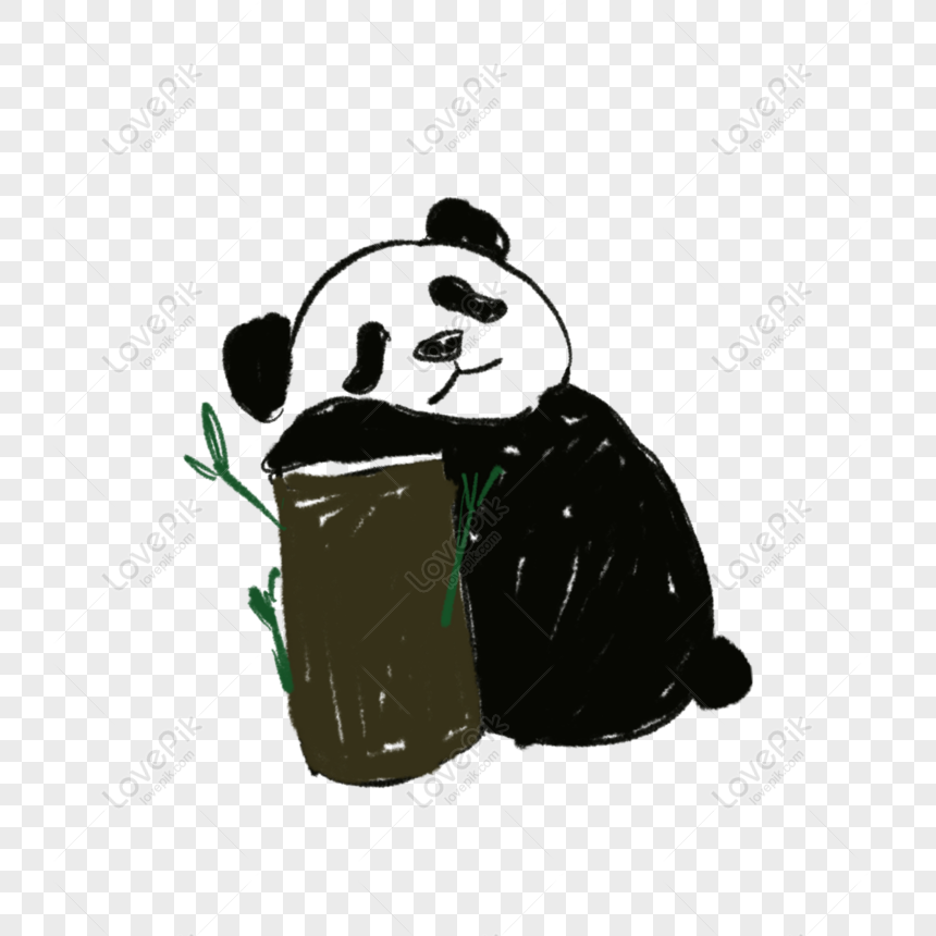 Hình ảnh Panda Ban đầu Vẽ Tay Nhỏ Tươi Và đáng Yêu PNG Miễn Phí ...