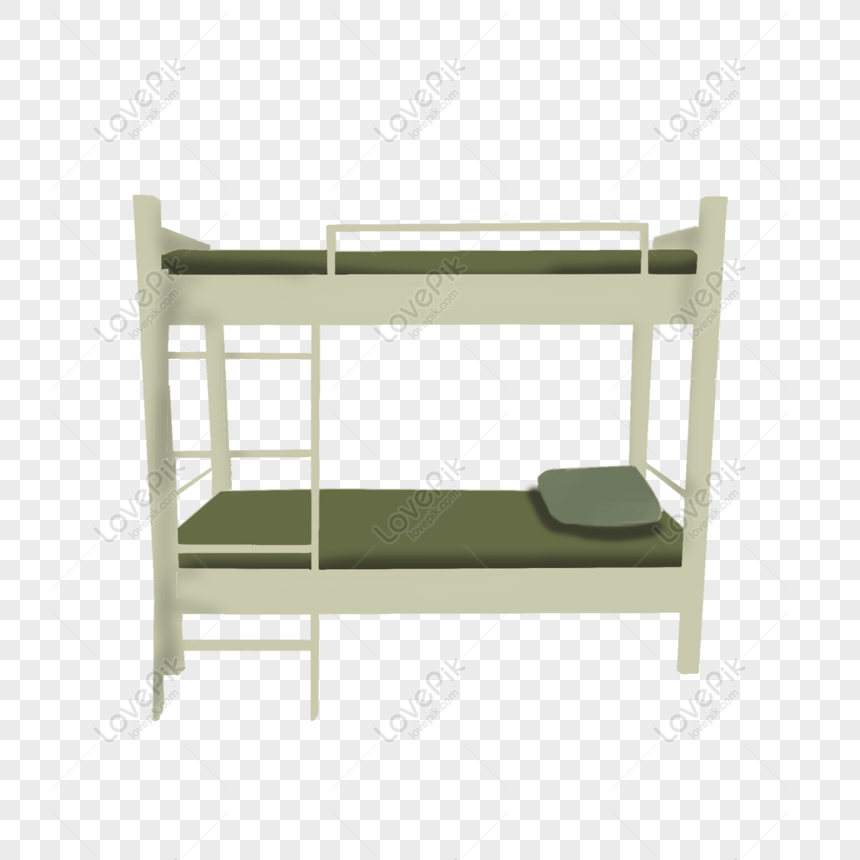 Free Hand Painted Military Bunk Bed For, Military Bed Frame Single