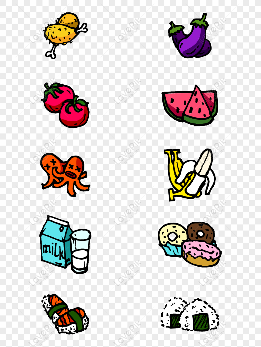 Gratis Material De Dibujos Animados De Alimentos De Frutas Y Verduras D PNG  & AI descarga de imagen _ talla 2133 × 2852px, ID 832237305 - Lovepik