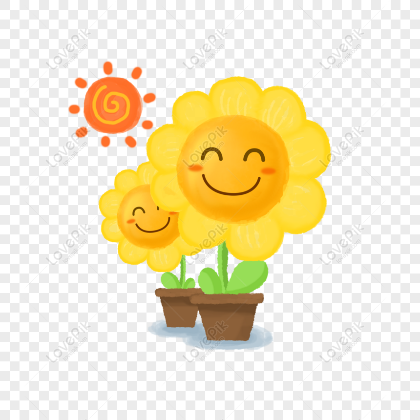 Gratis Tinta Tanaman Bunga Matahari Kartun Lucu Tangan Ditarik Png Psd Unduhan Gambar Ukuran 2000 2000px Id 832242971 Lovepik
