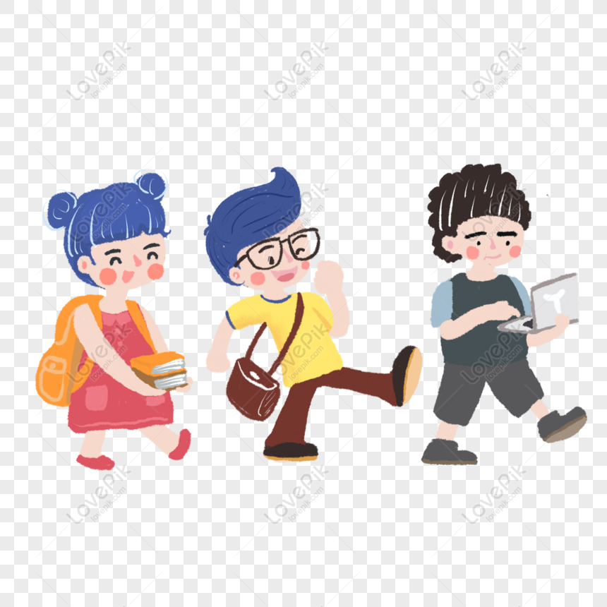 school children clipart png characters