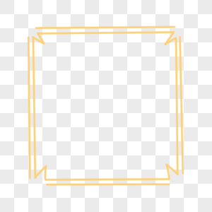 Yellow Line Border PNG Images With Transparent Background | Free ...