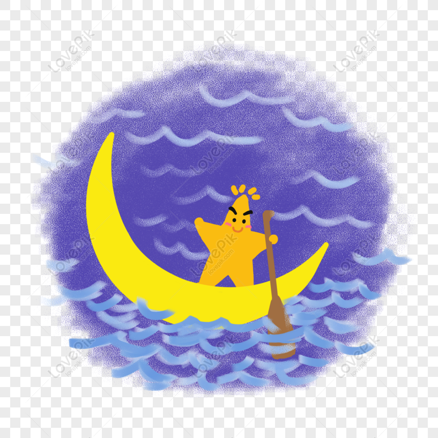 Sol, Lua E Estrelas Originais Pintados à Mão Bonito Dos Desenhos PNG  Imagens Gratuitas Para Download - Lovepik