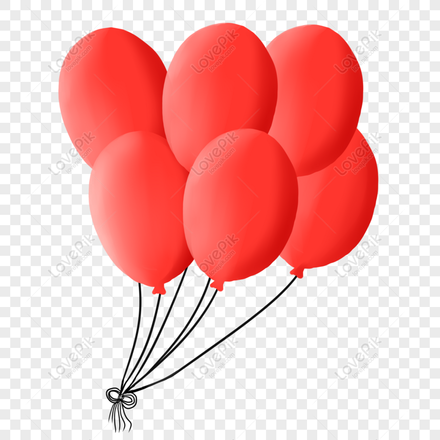 Free National Day Festive Hand Painted Cartoon Red Balloon String Bal PNG  Free Download PNG & PSD image download - Lovepik