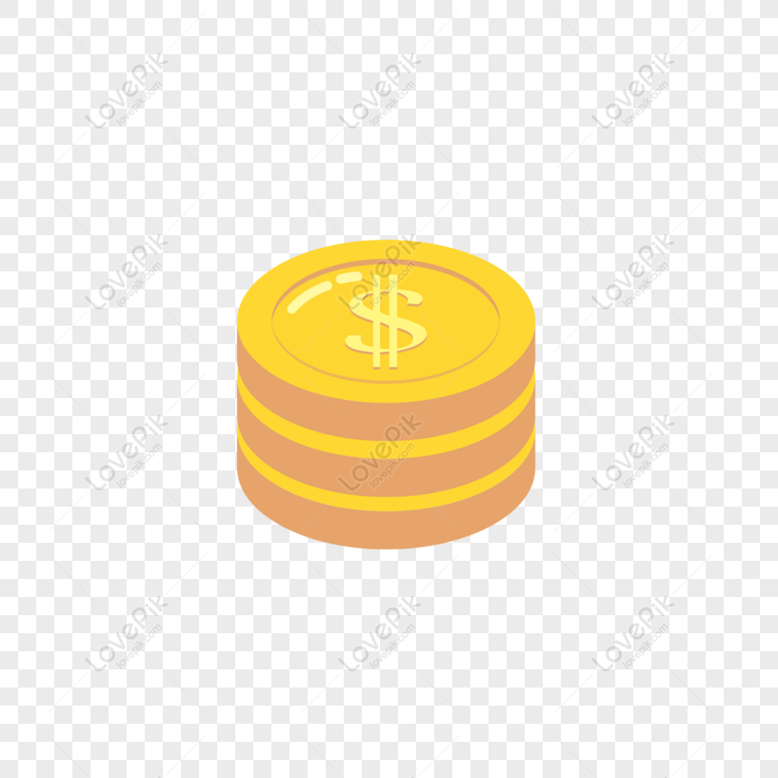Download Free Business Commercial Financial Office Cartoon Flat Gold Coin Png Psd Image Download Lovepik