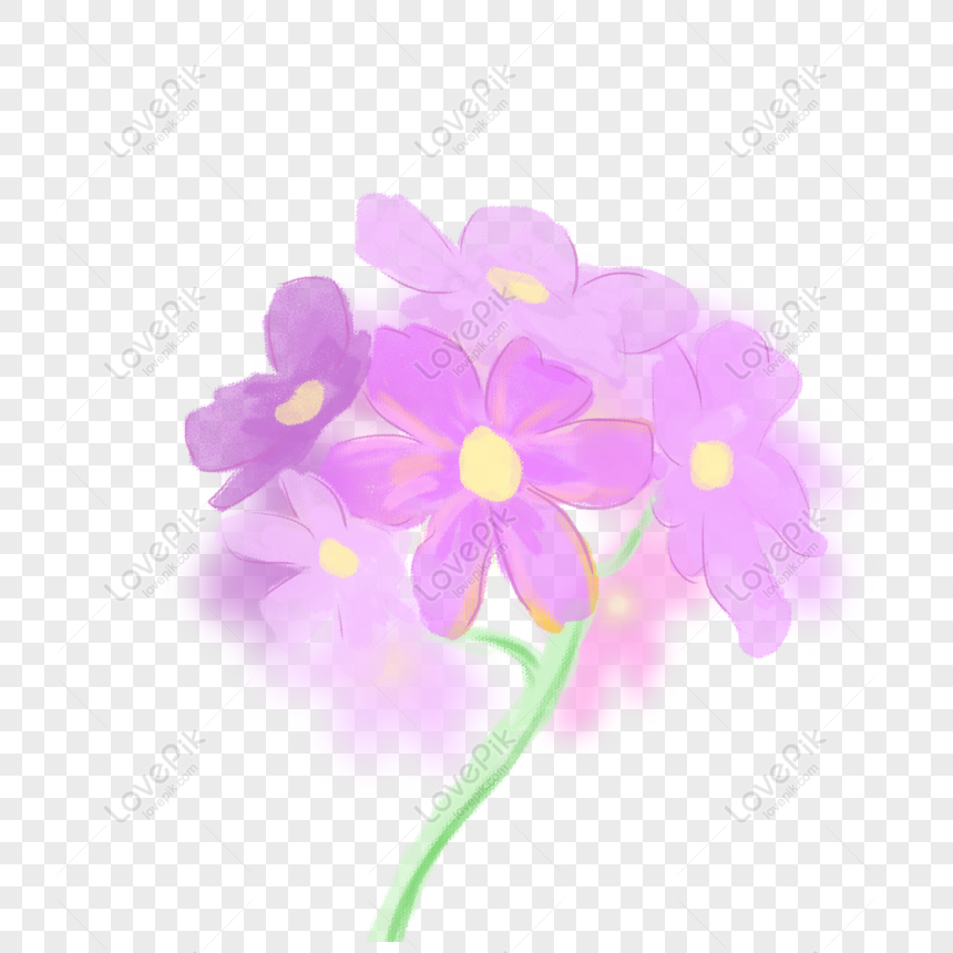 免費商用手繪水彩小花清新花朵繡球花可愛元素png Psd圖案下載 素材編號 Lovepik