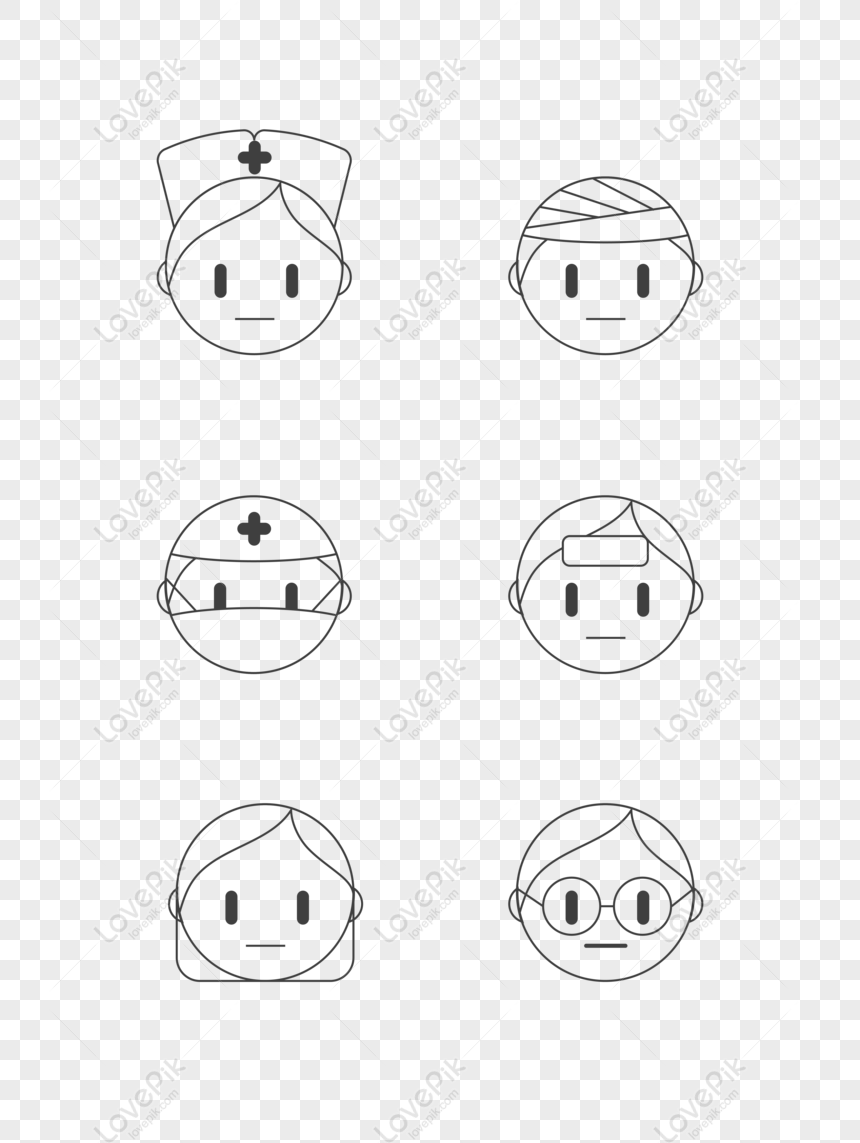 Free Ui All Walks Of Life Characters Avatar Icon Doctor Nurse ...