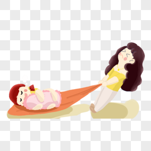 Lazy Girl PNG Images With Transparent Background | Free Download On Lovepik