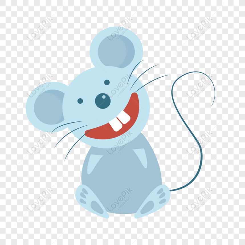 Free Minimalistic Flat Cartoon Cute Animal Mouse Vector Elements Png Ai Image Download Size 35 34 Px Id Lovepik