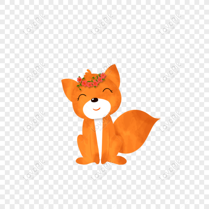 Free Cartoon Cute Little Fox Animal Design Free PNG PNG & PSD image  download - Lovepik