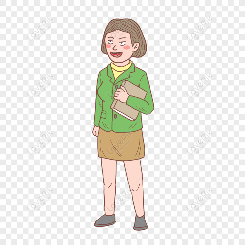 Free Female Teacher Hand Drawing Cartoon Small Fresh PNG Image Free  Download PNG & PSD image download - Lovepik