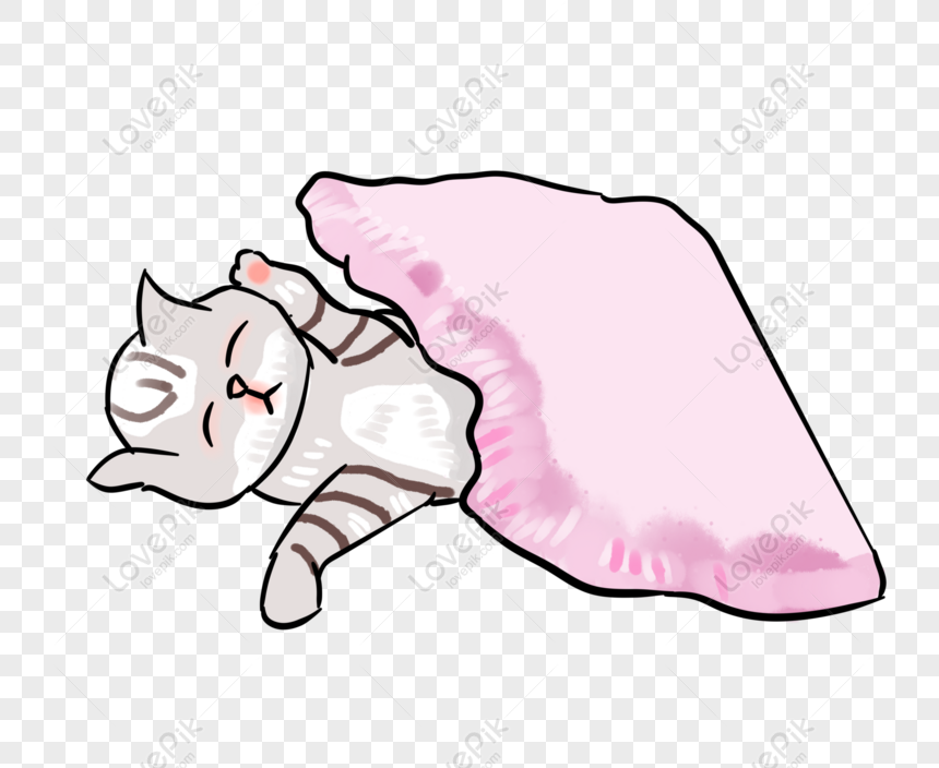 Desenho de Gato a dormir pintado e colorido por Usuário não