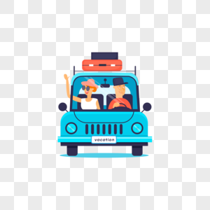 Driving tourism vector, Driving, driving, happy png picture