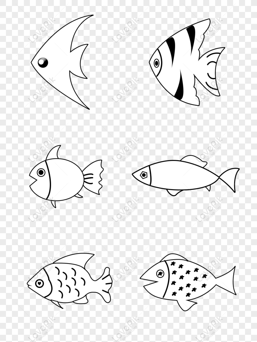 Gratis Bahan Hewan Kartun Ikan Lucu Yang Lucu PNG PSD Unduhan Gambar Ukuran 1024 1369px