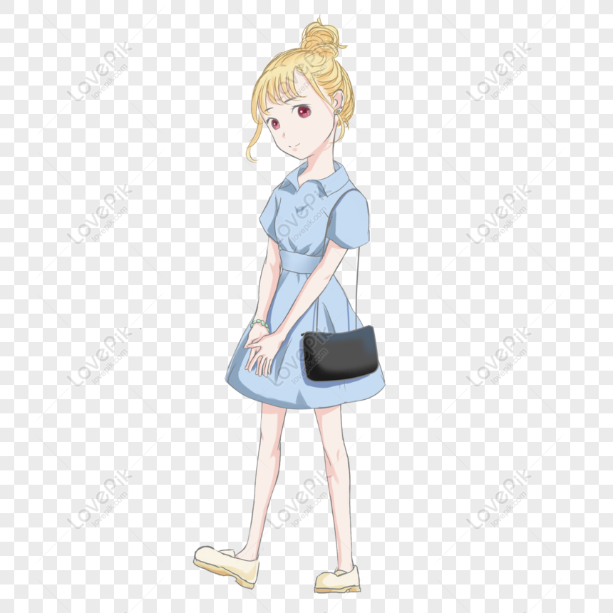 Gratis Vestido A Mano Versión Q Anime Vestido Azul Niñas Pueden Ser Ele PNG  & PSD descarga de imagen _ talla 2000 × 2000px, ID 832364922 - Lovepik