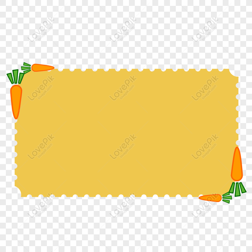 Free Carrot Element Border Design, Carrot, Border, Dialog PNG Image ...