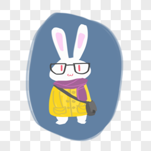 Free White Cute Cartoon Bunny Png Element, Cute Bunny, Cartoon Bunny ...