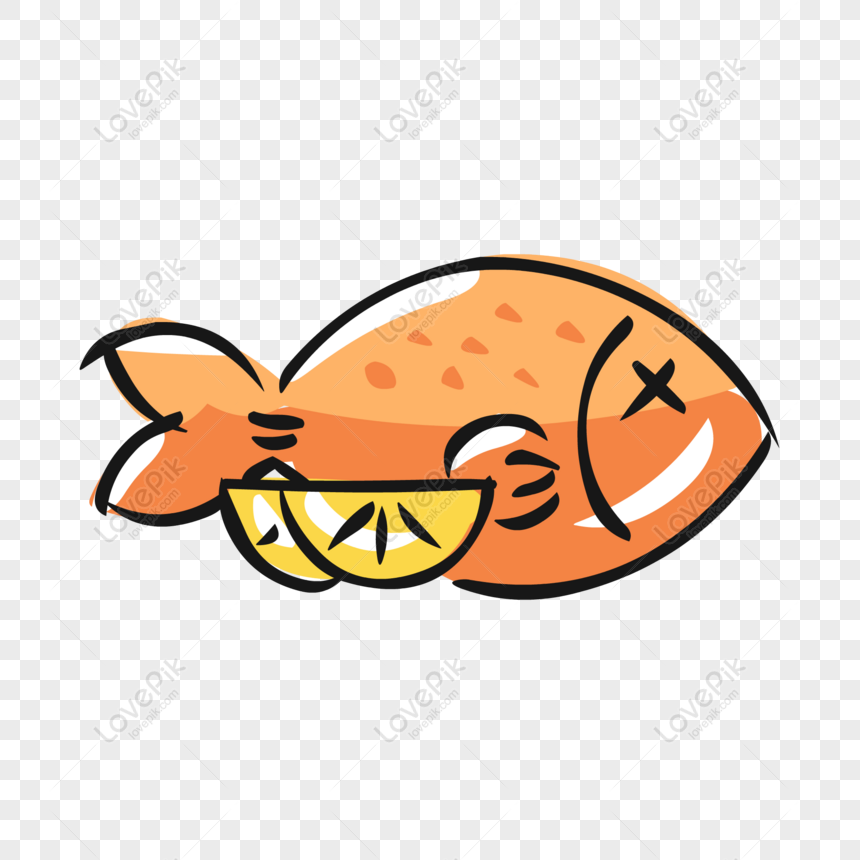 Free Food Elements Hand Drawn Cute Cartoon Gourmet Fish PNG Hd Transparent  Image PNG & AI image download - Lovepik