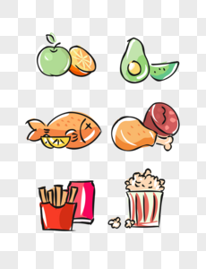 Cartoon Food PNG Images With Transparent Background | Free Download On  Lovepik