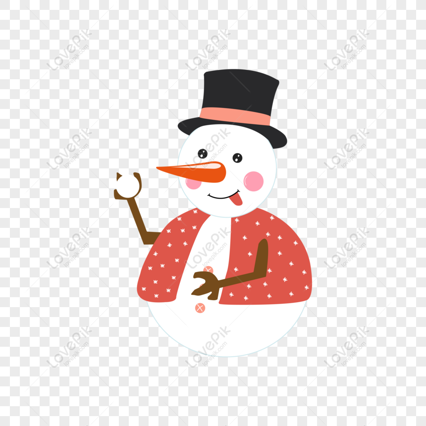 Free Cute Original Minimalist Cartoon Christmas Snowball Snowman Png Ai Image Download Size 4167 4167 Px Id Lovepik