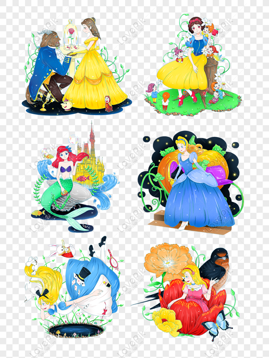 Free Hand Drawn Fairy Tale Cartoon Character Image Can Be Commercial PNG Hd  Transparent Image PNG & PSD image download - Lovepik