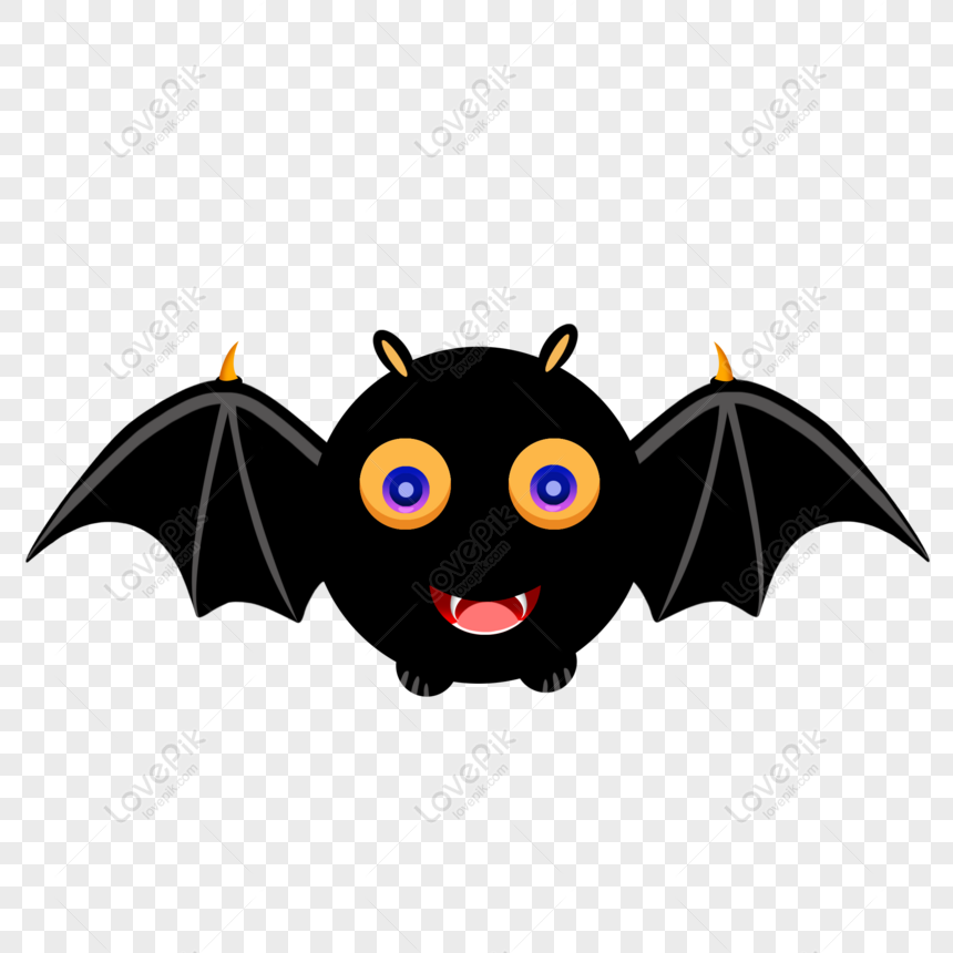 Free Cartoon Halloween Black Bat Lucky Animal Wings Vector Elements PNG  Free Download PNG & PSD image download - Lovepik