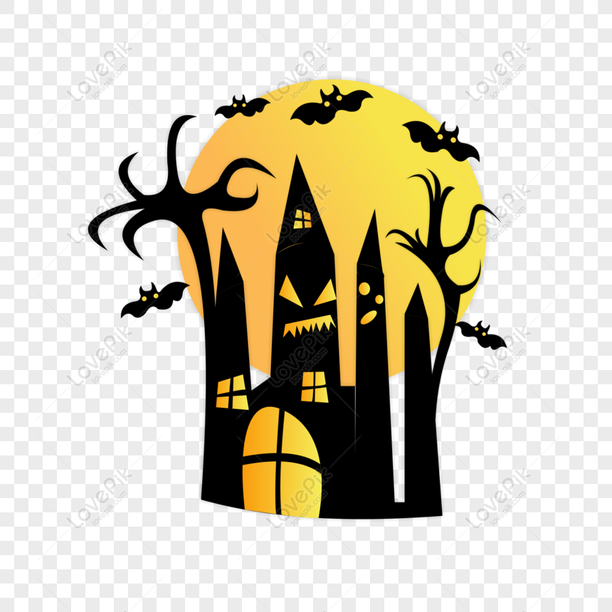 Free Halloween Evil Castle Element Cartoon Cute Funny Png Cdr Image Download Size 00 00 Px Id Lovepik