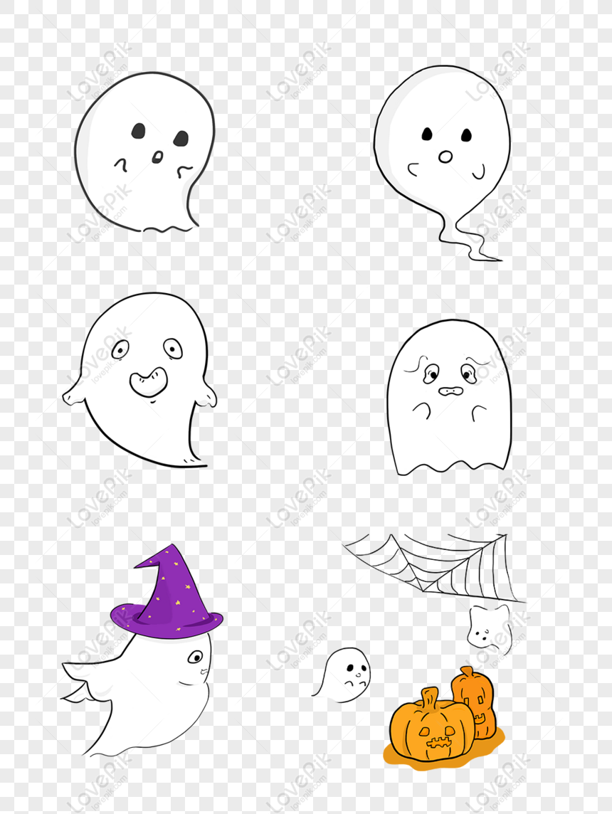 Gratis Fantasmas De Dibujos Animados De Halloween Pueden Ser Utilizados PNG  & PSD descarga de imagen _ talla 1024 × 1369px, ID 832405224 - Lovepik