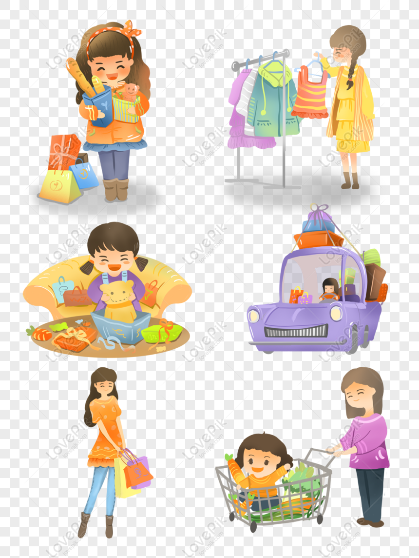 Free Double Eleven Shopping Spree Business Illustration Elements ...